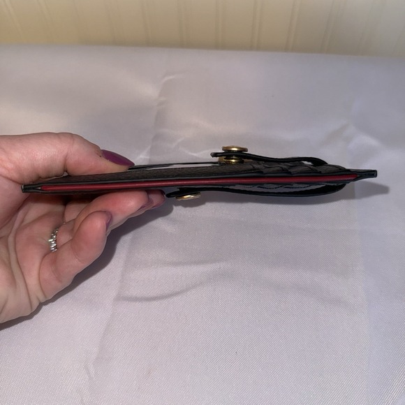 Hammitt Los Angeles 210 West Wallet Womens Black Red Zip Leather Card Holder - Picture 7 of 13